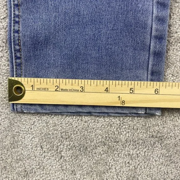 Joe's Jeans Girl's Size 16 (25x29) Mid-Rise Medium Wash Straight Leg Denim - Picture 10 of 12